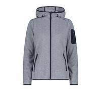 CMP - Giacca Donna Cappuccio Fisso, B.Blue-Bianco, XS