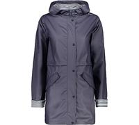 CMP - Giacca Donna Cappuccio Fisso, Black Blue, XL