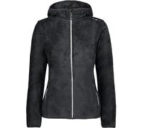 CMP - Giacca Donna Cappuccio Fisso, Nero-Graffite, XL