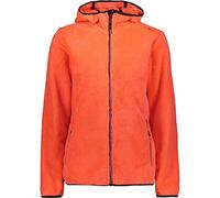 CMP - Giacca Donna Cappuccio Fisso, Red Fluo, M