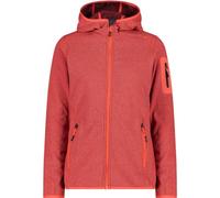 CMP - Giacca Donna Cappuccio Fisso, Red Fluo-Papavero-Antracite, S