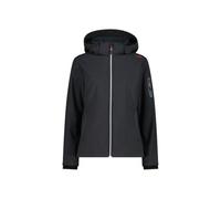 CMP - Giacca Donna Cappuccio Zip, Antracite-Papavero, M