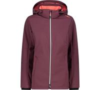 CMP - Giacca Donna Cappuccio Zip, Burgundy, M
