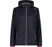 CMP - Giacca Donna Con Cappuccio Antipioggia, Antracite, XL