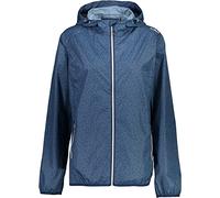 CMP, Giacca Donna Con Cappuccio Antipioggia, Blue, XXL