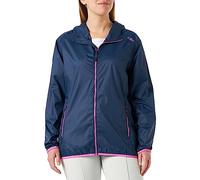 CMP - Giacca Donna Con Cappuccio Antipioggia, Blue, M