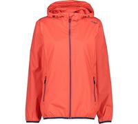CMP - Giacca Donna con Cappuccio Antipioggia, Red Kiss, XXS