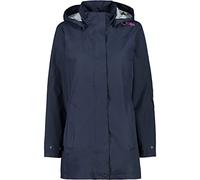 CMP - Giacca Donna con Cappuccio con Bottoni a Pressione, Black Blue, XXXXL