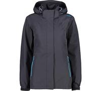 CMP - Giacca Donna con Zip e Cappuccio Traspirante, Antracite, XL
