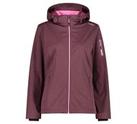 CMP Giacca Donna in Light Softshell con cappuccio staccabile 39A5016 (50, Plum)