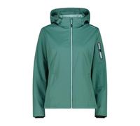 CMP Giacca Donna in Light Softshell con cappuccio staccabile, 39A5016 (IT, Testo, S, Regular, Regular, Verde Salvia)