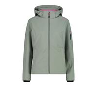 CMP Giacca Donna in Softshell con Cappuccio Staccabile - 39A5006 - B818 (IT, Testo, M, Regular, Regular, Mineral)