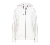 CMP - Giacca Elasticizzata da Donna con Cappuccio Fisso, Bianco, 44