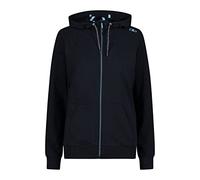 CMP - Giacca Elasticizzata da Donna con Cappuccio Fisso, Black Blue, 50