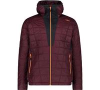 CMP Giacca Hoodie, Burgundy, EU 52