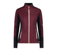 CMP Giacca Ibrida Full Zip da Donna, 31A2466 (46, Burgundy)
