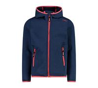 CMP - Giacca in Knit-Tech da bambini con cappuccio fisso, Blue Ink, 176