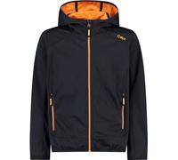 CMP Giacca In Light Softshell Da Bambini, Antracite-Flame, 98 Unisex - Bambini e ragazzi