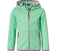 CMP - Giacca in light softshell da bambini con cappuccio fisso, Menta, 116