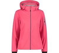CMP - Giacca in light softshell da donna con cappuccio removibile, Fragola-Ghiaccio, 40