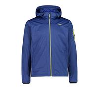 CMP Giacca In Light Softshell Melange Da Uomo Con Cappuccio Removibile Softshell Jacket Uomo (Pacco da 1)
