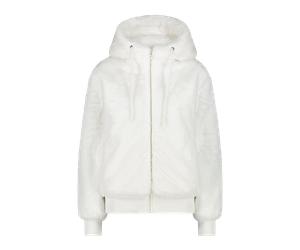 CMP Giacca in pelliccetta con cappuccio Bianca da Donna 44 IT Bianco