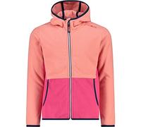 CMP - Giacca in pile Arctic Fleece da bambini con cappuccio fisso, Flamingo, 176