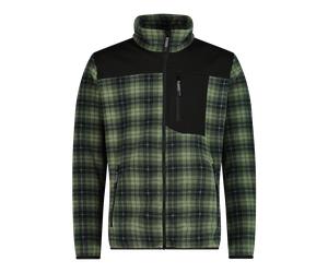 CMP Giacca in pile Artic Fleece Nero/Alpine da Uomo 50 IT Green