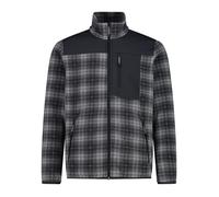 CMP Giacca in pile Artic Fleece Nero/Dust da Uomo 48 IT Grigio