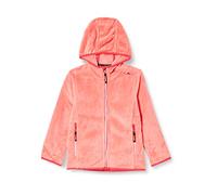 CMP - Giacca in pile Highloft da bambini con cappuccio fisso, Flamingo, 116