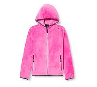 CMP - Giacca in pile Highloft da bambini con cappuccio fisso, Purple Fluo, 116