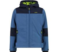 CMP Giacca in Softshell da Bambini con Cappuccio Fisso, Dusty Blue-B.Blue, 164