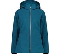 CMP Giacca In Softshell Da Donna Con Cappuccio Removibile, Deep Lake, XS
