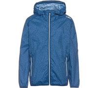 CMP - Giacca Kid G con cappuccio antipioggia, Blue, 104