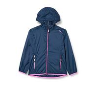 CMP - Girl's Packable Jacket Rain Fix Hood - Giacca antipioggia 140 blu