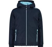 CMP - Giacca Kid G con cappuccio fisso, Black Blue, 128