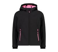 CMP Giacca Kid G Con Cappuccio Fisso Unisex - Bambini e ragazzi, Antracite-Pink Fluo, 92