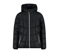 CMP Giacca Kid G con Cappuccio Fisso Unisex - Bambini e Ragazzi, Nero, 140