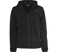 Cmp Fix Hood 3a29385n Softshell Jacket Nero 10 Years Ragazzo