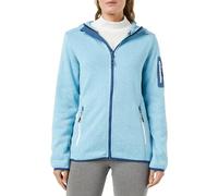 CMP - Giacca Knit-Tech da Donna con Cappuccio Fisso, Cielo-Dusty Blue, 44