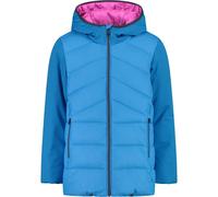 Giacca lunga da bambina con cappuccio CMP Bleu 12 ans