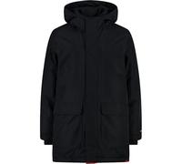 CMP - Giacca lunga da bambino con cappuccio fisso, Nero, 104