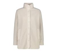 CMP - Giacca lunga da donna in pile teddy Highloft, Vaniglia, 42
