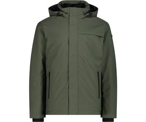 CMP - Giacca Lunga da Uomo con Cappuccio Automatico, Oil Green, 54