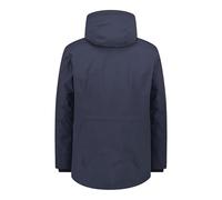 CMP - Giacca lunga da uomo con cappuccio fisso, Black Blue, 50
