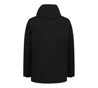 CMP - Giacca lunga da uomo con cappuccio fisso, Nero, 50