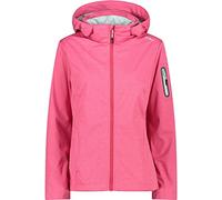CMP - Giacca melange in light softshell da donna con cappuccio removibile, Fragola Mel., 52