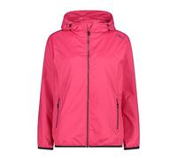 CMP Giacca Pioggia Da Donna Con Cappuccio Fisso CMP Knit Tech mélange fleece jacket with hood, Boy, Bluish Mel-Bianco, 140 Donna (Pacco da 1)