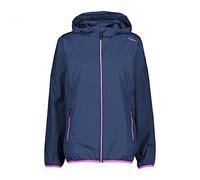 CMP Giacca Pioggia Da Donna Con Cappuccio Fisso CMP Knit Tech mélange fleece jacket with hood, Boy, Flash Orange-Antracite, 104 Donna