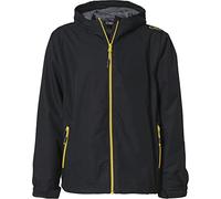 CMP Giacca Pioggia In Poliestere Antistrappo Da Bambini, Giacca Unisex - Bambini e ragazzi, Antracite-Lemonade, 164